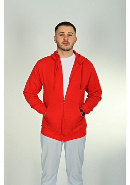 Betep 2 Iplik Fermuarlı Ceket Kırmızı fiyatları