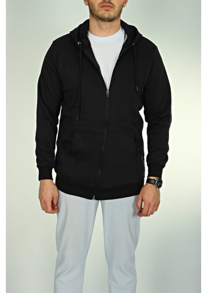 Betep 2 Iplik Fermuarlı Ceket Siyah indirimleri