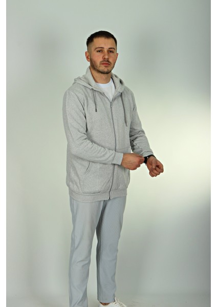 Betep 2 Iplik Fermuarlı Ceket Açık Gri fiyatları