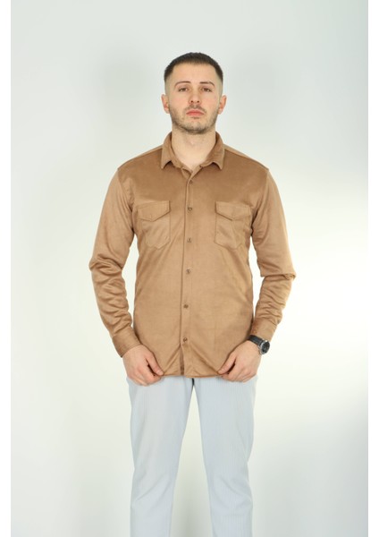 Çift Cep Nubuk Gömlek Kahve fiyatları