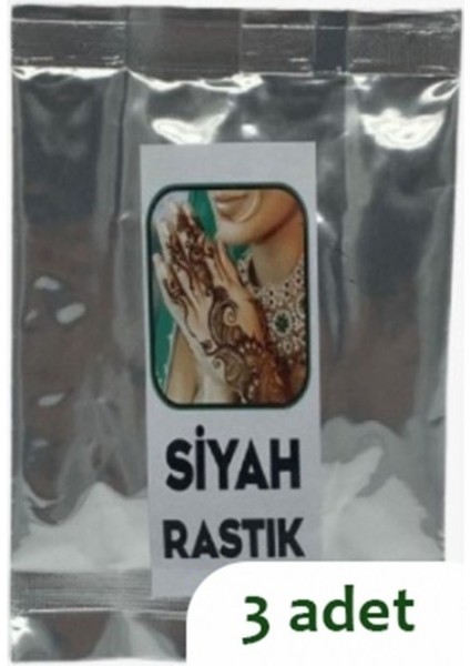 Siyah Rastık 3 Adet