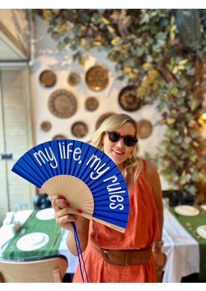 "my Life, My Rules" Mavi El Yelpazesi