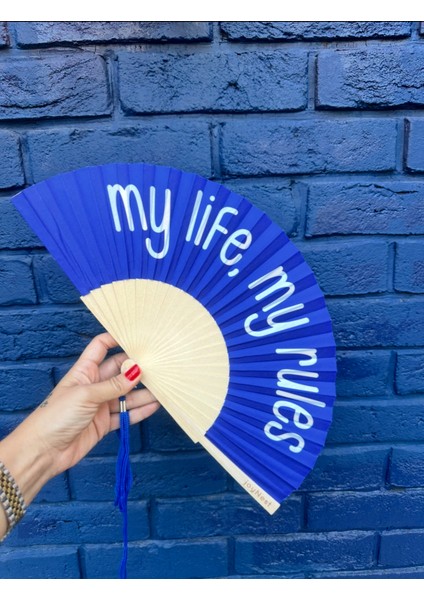 "my Life, My Rules" Mavi El Yelpazesi