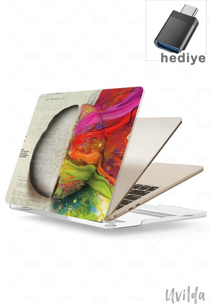 MacBook Pro 13 A2338 A2289 A2251 A2159 A1989 A1708 A1706 Uyumlu Nefes-7 Msoft Koruyucu Beyin ve Faaliyet
