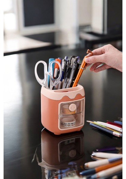 Mini Şık Işlevsel Depolama Pratik Dolap Tasarımlı Kalemlik fiyatları