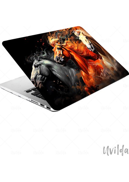 MacBook Pro 13 A2338 A2289 A2251 A2159 A1989 A1708 A1706 Uyumlu Nefes-5 Msoft Fit Baskılı Ruhani Atlar