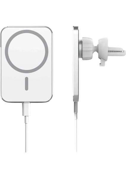 Kablosuz Şarj Aleti Magsafe Araç Içi Manyetik Şarj 15W Ios Uyumlu modelleri