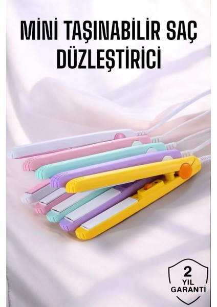 180°C Isı ve Uzun Süre Kalıcı Düzlük Sağlayan Mini Saç Düzleştirici