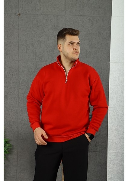 Bato Yaka 3 Iplik Sweat Kırmızı