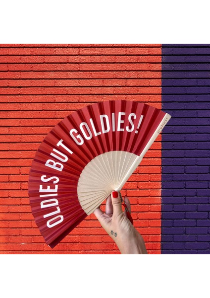 “Oldies But Goldies” Kırmızı El Yelpazesi