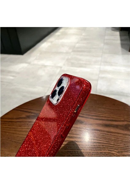 Apple iPhone 13 Kılıf Parlak Simli Muhteşem Görünüm, Sert ve Dayanıklı Iki Katmanlı Ultra Koruma Sert Silikon fırsatları