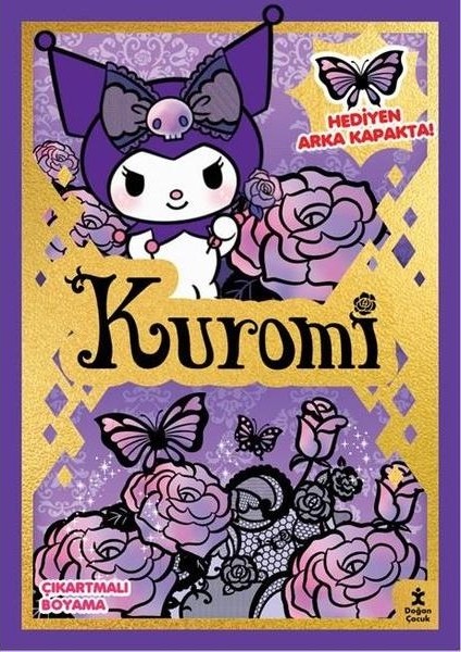 Kuromi Parti Zamanı Çıkartmalı Boyama Kitabı