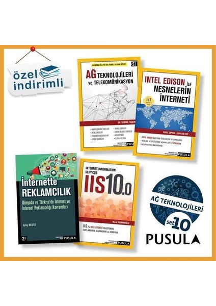 Pusula Ağ Teknolojileri Seti 4 Kitap Takım
