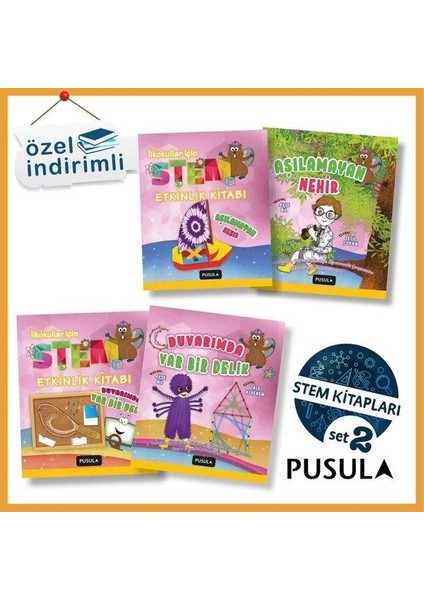 Pusula Ilkokullar Için Stem Seti 2 4 Kitap Takım