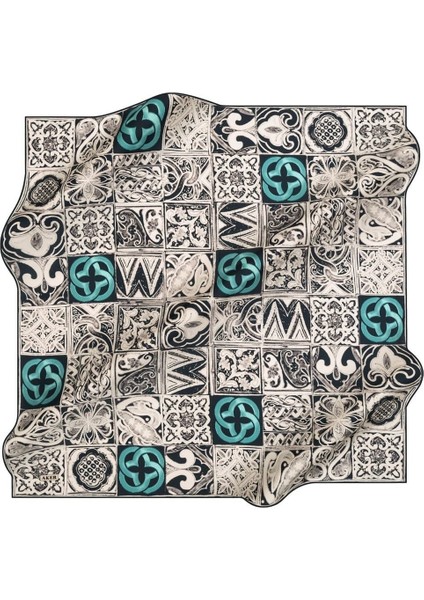 Sura Ipek Eşarp Etnik Desen 8175-352