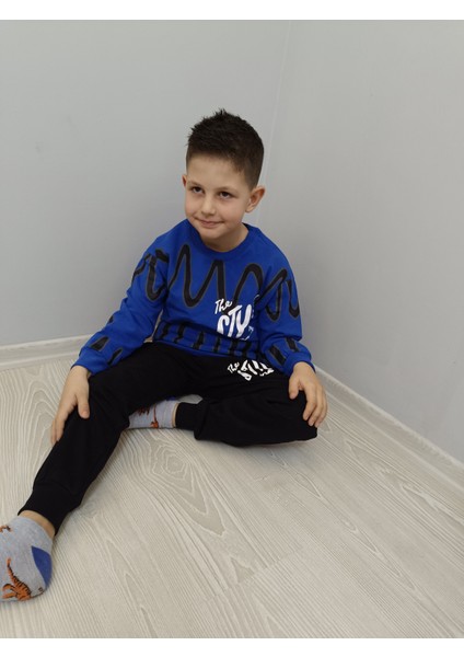 Erkek Çocuk Eşofman takımı New style mavi indirimleri