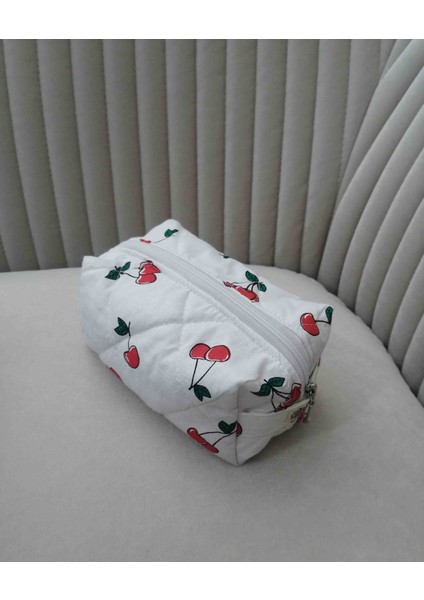 Makyaj Çantası, Seyahat Çantası, Ruj Çantası, Organizer 7X7X13 cm Küçük Boy
