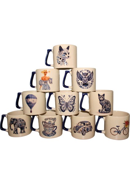 Uçan Balon Figürlü Kupa Bardak 225 ml -Koleksiyonluk Parça indirimleri