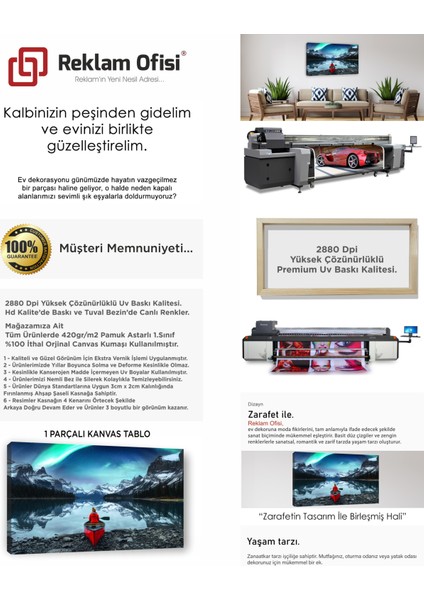 Maligne Gölü, Kuzey Kutbu, Gezgin Kadın Temalı Premium Kanvas Tablo