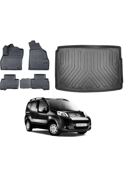 Peugeot Bipper 2009 Model Bagaj Havuzu Paspas Takımı Maxi Eva Serisi