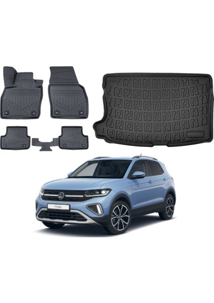 Volkswagen T-Cross 2020 Model Üst Bagaj Havuzu Paspas Takımı Maxi Eva Serisi