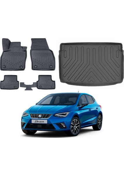 Seat Ibıza 2023 Model Üst Bagaj Havuzu Paspas Takımı Maxi Eva Serisi