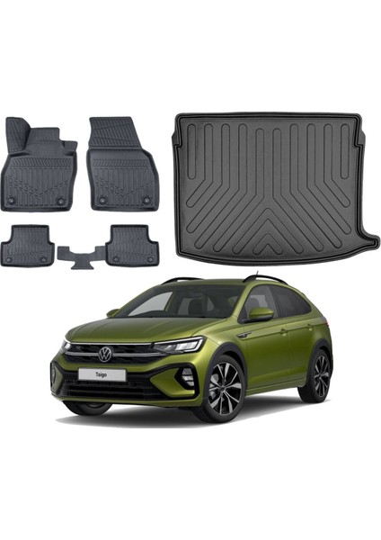 Volkswagen Taigo 2020 Model Üst Bagaj Havuzu Paspas Takımı Maxi Eva Serisi