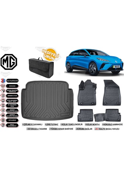 Mg4 2024 Model Luxury Paket Bagaj Havuzu+Paspas Seti Profesyonel Serisi Hediyeli