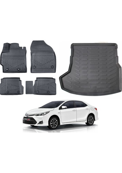 Toyota Corolla 2015 Model Bagaj Havuzu Paspas Takımı Maxi Eva Serisi