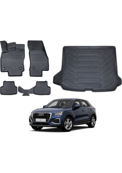 Audi Q2 2020 Model Bagaj Havuzu Paspas Takımı Maxi Eva Serisi