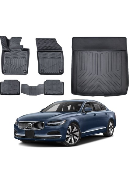 Volvo S90 2025 Model Bagaj Havuzu Paspas Takımı Maxi Eva Serisi