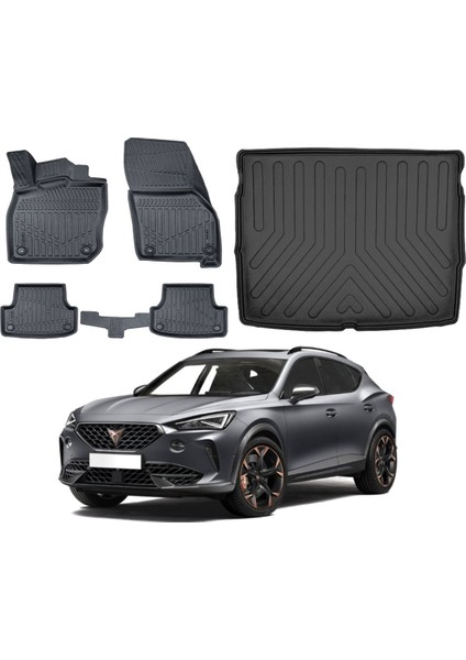Cupra Formentor 2020 Model Üst Bagaj Havuzu Paspas Takımı Maxi Eva Serisi