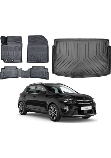 Kia Stonic 2017 Model Bagaj Havuzu Paspas Takımı Maxi Eva Serisi