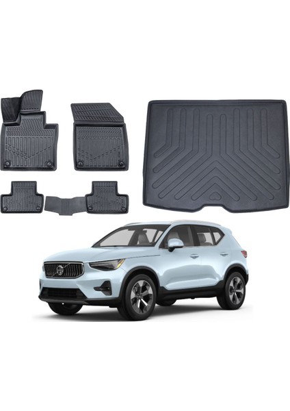 Volvo XC40 Elektirikli 2019 Model Bagaj Havuzu Paspas Takımı Maxi Eva Serisi