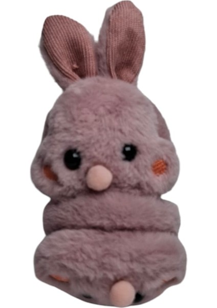Spteks Kitti Kız Çocuk Pembe Renk Tavşan Kulak Figürlü Kışlık Peluş Kulaklık