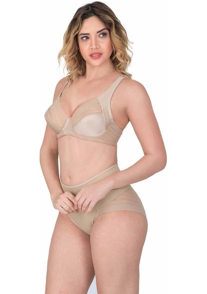Tül Detaylı Toparlayıcı Sütyen Slip Takımı 177 fırsatları