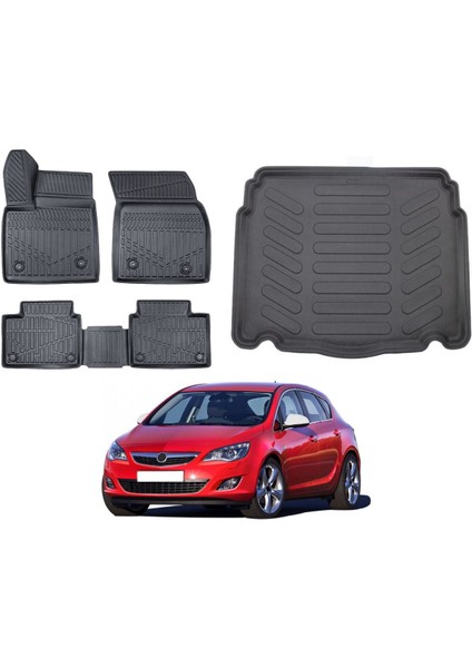 Opel Astra J Hb 2011 Model Bagaj Havuzu Paspas Takımı Maxi Eva Serisi