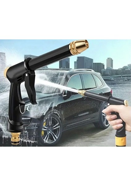 Yüksek Basınçlı Ayarlanabilir Bahçe Sulama Araba Yıkama Püskürtme Tabancası