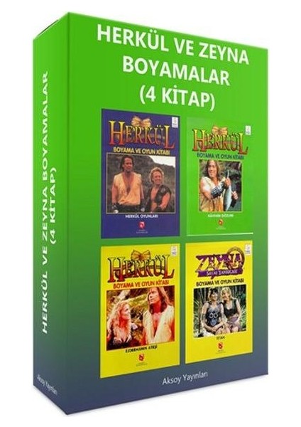Herkül ve Zeyna Boyamalar 4 Kitap Takım