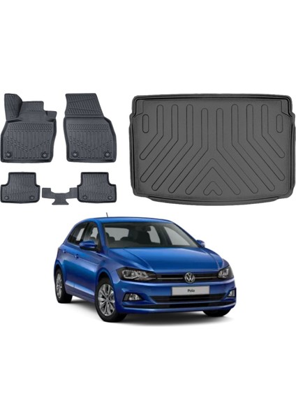 Volkswagen Polo 2019 Model Üst Bagaj Havuzu Paspas Takımı Maxi Eva Serisi