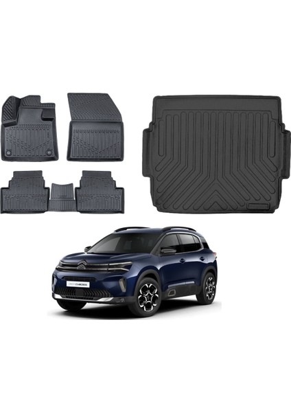 Citroen C5 Aircross 2025 Model Üst Bagaj Havuzu Paspas Takımı Maxi Eva Serisi