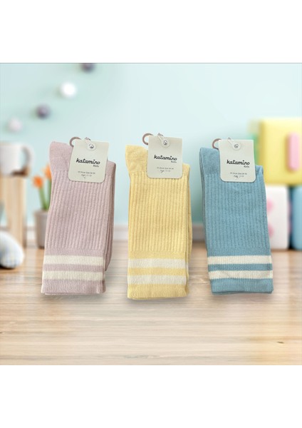 3’lü Mila Unisex Soket Çorap Set