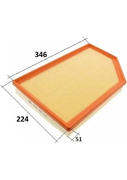 Hava Filtresi Volvo S60 Iı 10- S80 Iı 10- V60 V70 Iıı XC60 09- XC70 07- 1.6 2.0 2.4d5 2.0t 2.4d