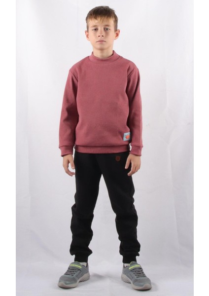 Bisiklet Yaka Çocuk Sweatshırt (C22-91700)