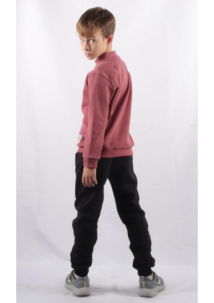 Bisiklet Yaka Çocuk Sweatshırt (C22-91700)