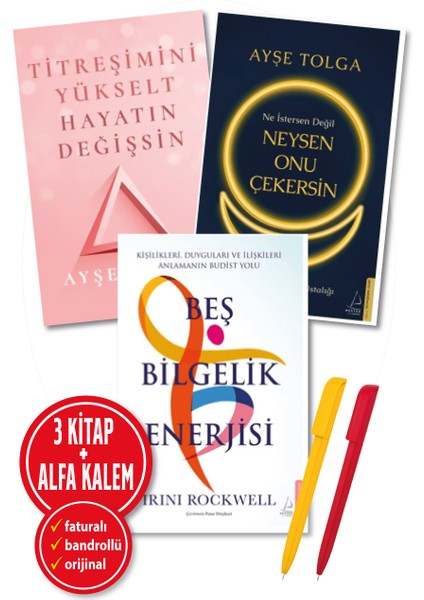 Titreşimini Yükselt / Ne İstersen / Beş Bilgelik Enerjisi + Alfa Kalem