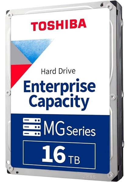 Toshıba 3.5" 16TB MG09ACA16TE 7200 Rpm 512MB Sata-3 Nas ve Güvenlik Diski