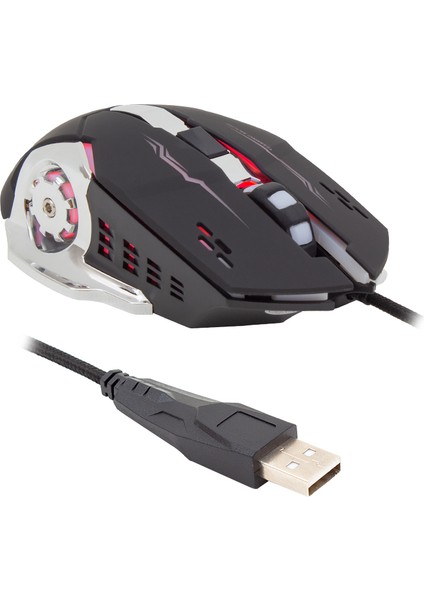 HL-4728 Kablolu 3600 Dpı 6 Tuş Fonksiyonlu Gamıng Mouse