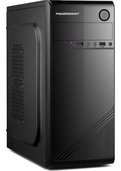 Powerboost VK-1621 400W USB 3.0 Atx Shiny Piano Siyah Bilgisayar Kasası (JBST-VK1621)