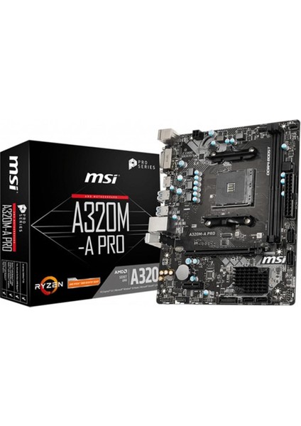 A320M-A Pro Amd A320 3200MHZ Ddr4 Matx Anakart